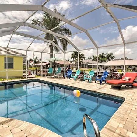 Waterfront Cape Coral Home With Private Pool!